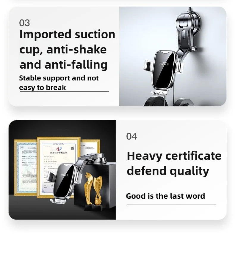 Car Phone Holder 360° Adjustable Car Phone Mount,Cell Phone Holders for Your Car for Dashboard Vent,All Smartphones & Car Models