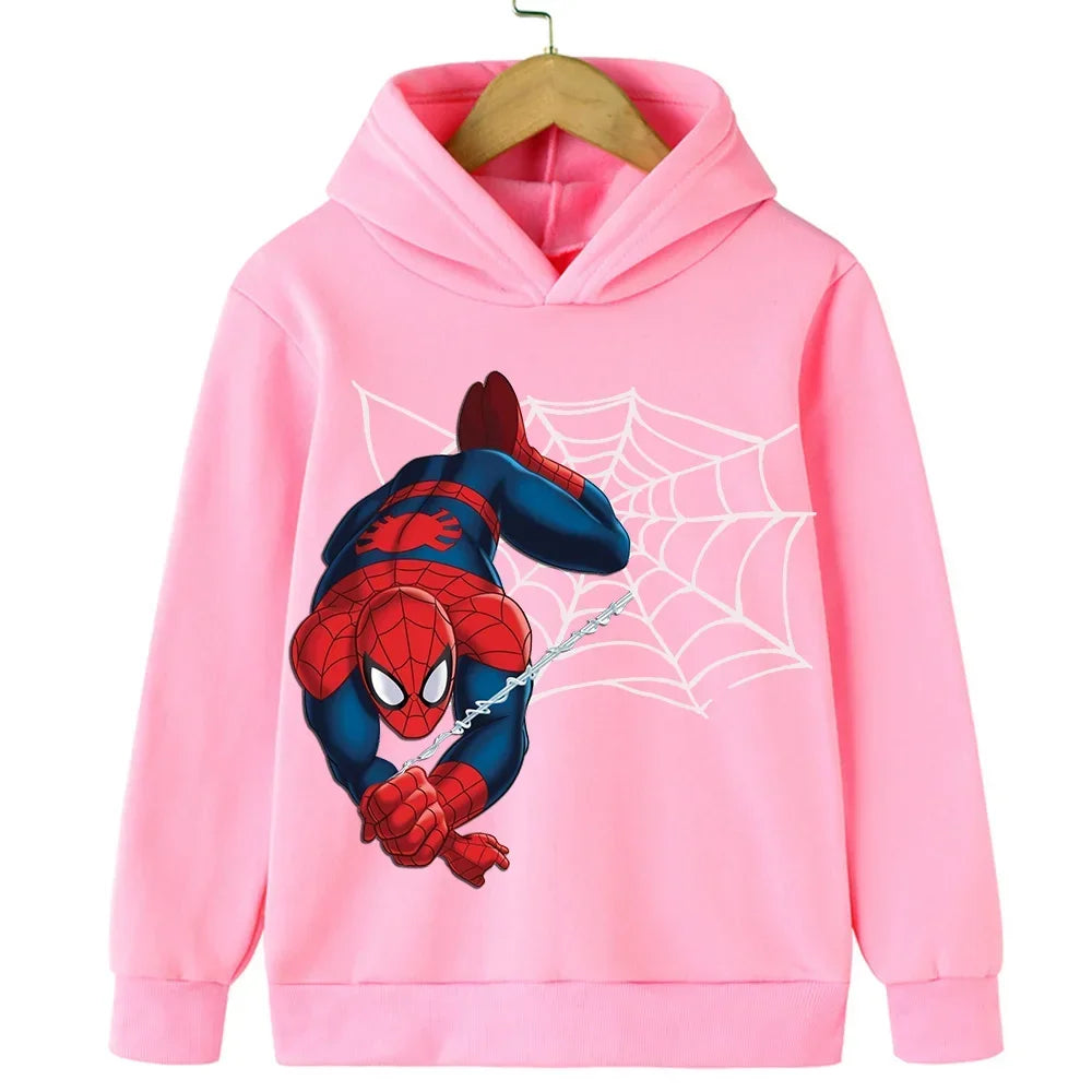 Deadpool & Wolverine New Children Hoodies Girl Boy Kids Fashion Pullover Autumn Winter Clothing Cartoons Casual Clothes Kid Tops