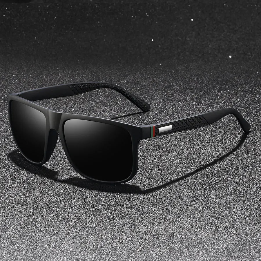 Fashion Unisex Vintage Square Sunglasses Men Women Fishing Driving Man Luxury Brand Designer Sun GlassesAnti-Glare UV400 Eyewear