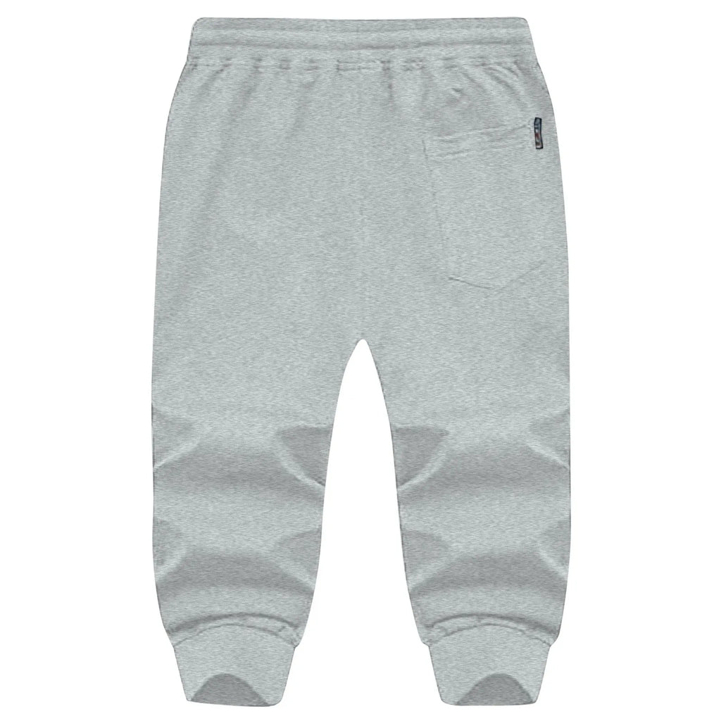 Men's Jogging Bottoms Cotton Hiking Trousers Outdoor Drawstring Elastic Camping Trekking Men Plus Size Workout Gym Short Pants