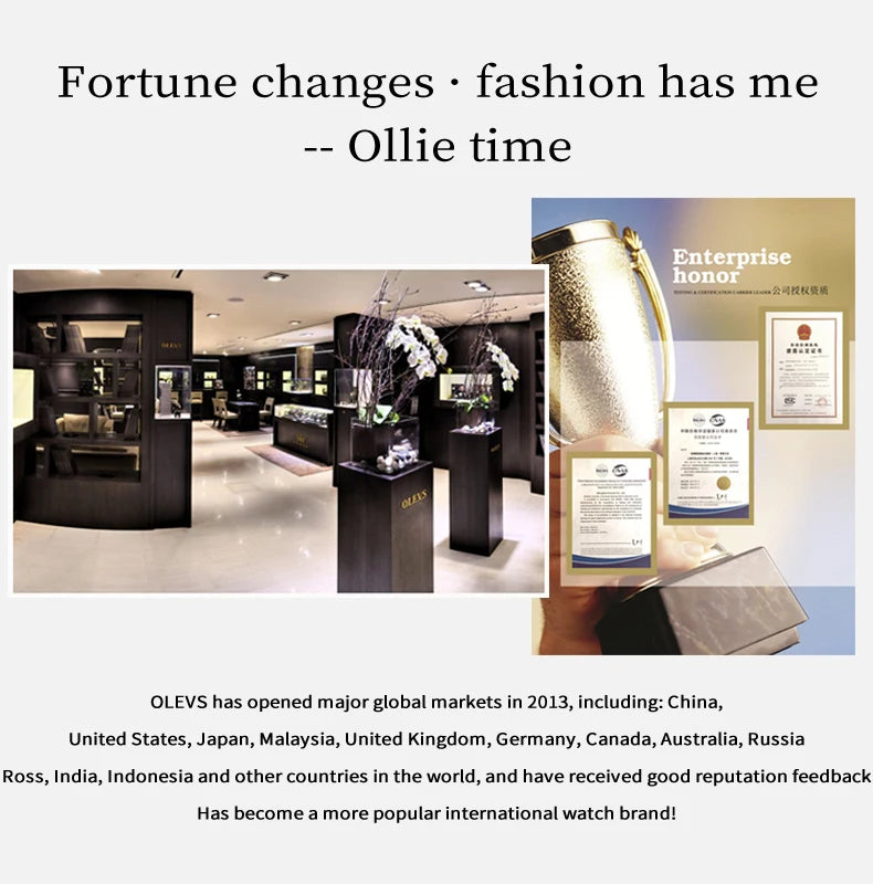 OLEVS 3668 Original Womens Quartz Watch Solid Stainless Steel Waterproof Calendar Ladies Watch Fashion Simple Elegant Wristwatch