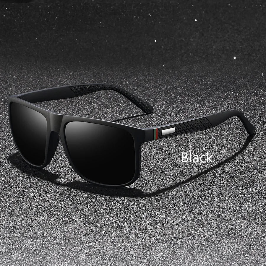Fashion Unisex Vintage Square Sunglasses Men Women Fishing Driving Man Luxury Brand Designer Sun GlassesAnti-Glare UV400 Eyewear