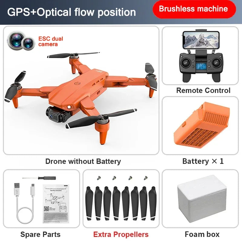 Drone professionnel L900 Pro SE MAX, GPS, 4K, WiFi 5G, caméra FPV, évitement d'obstacles à 360 °, moteur sans balais, quadriroto