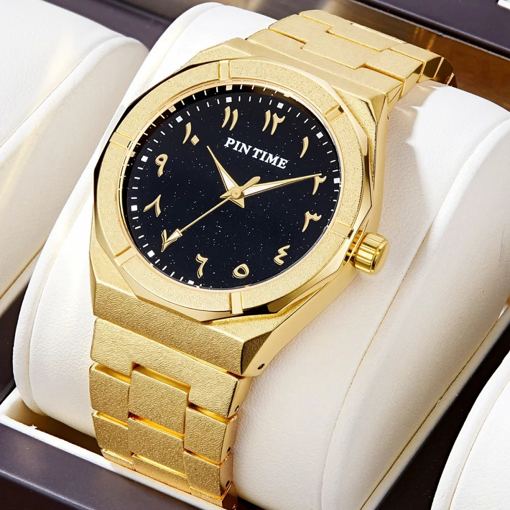 New Arabic Watches Men Top Brand Luxury Casaul Business Waterproof Quartz Wristwatches Male Clock Relogio Masculino Dropshipping