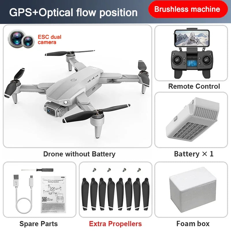 Drone professionnel L900 Pro SE MAX, GPS, 4K, WiFi 5G, caméra FPV, évitement d'obstacles à 360 °, moteur sans balais, quadriroto