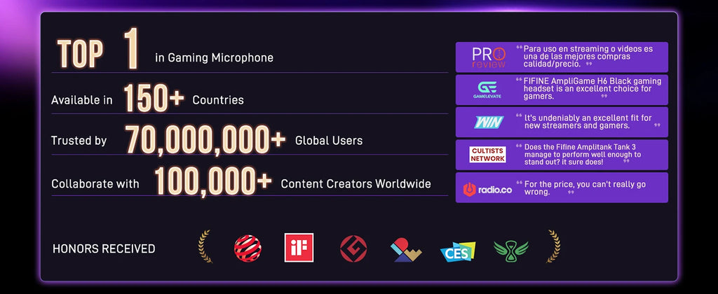 FIFINE USB/XLR Dynamic Microphone with Touch Mute Button,Headphone jack,I/O Controls,for PC PS5/4 mixer,Gaming MIC Ampligame AM8