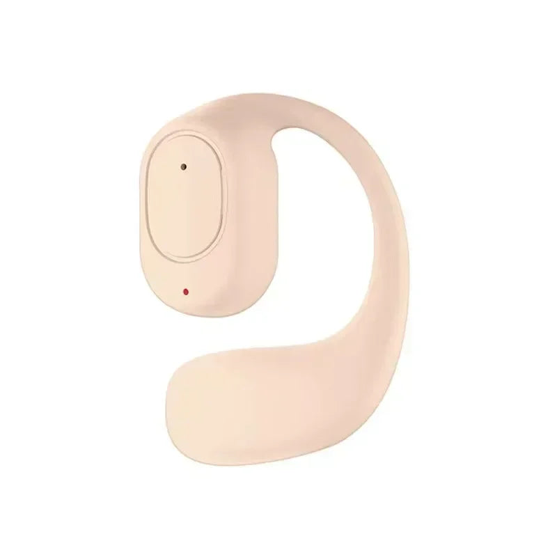KY2 Single Wireless Earphones Air Conduction OWS Headphone HiFi Ear-Hook Music Sports Noise Cancel Headset For All Smartphones
