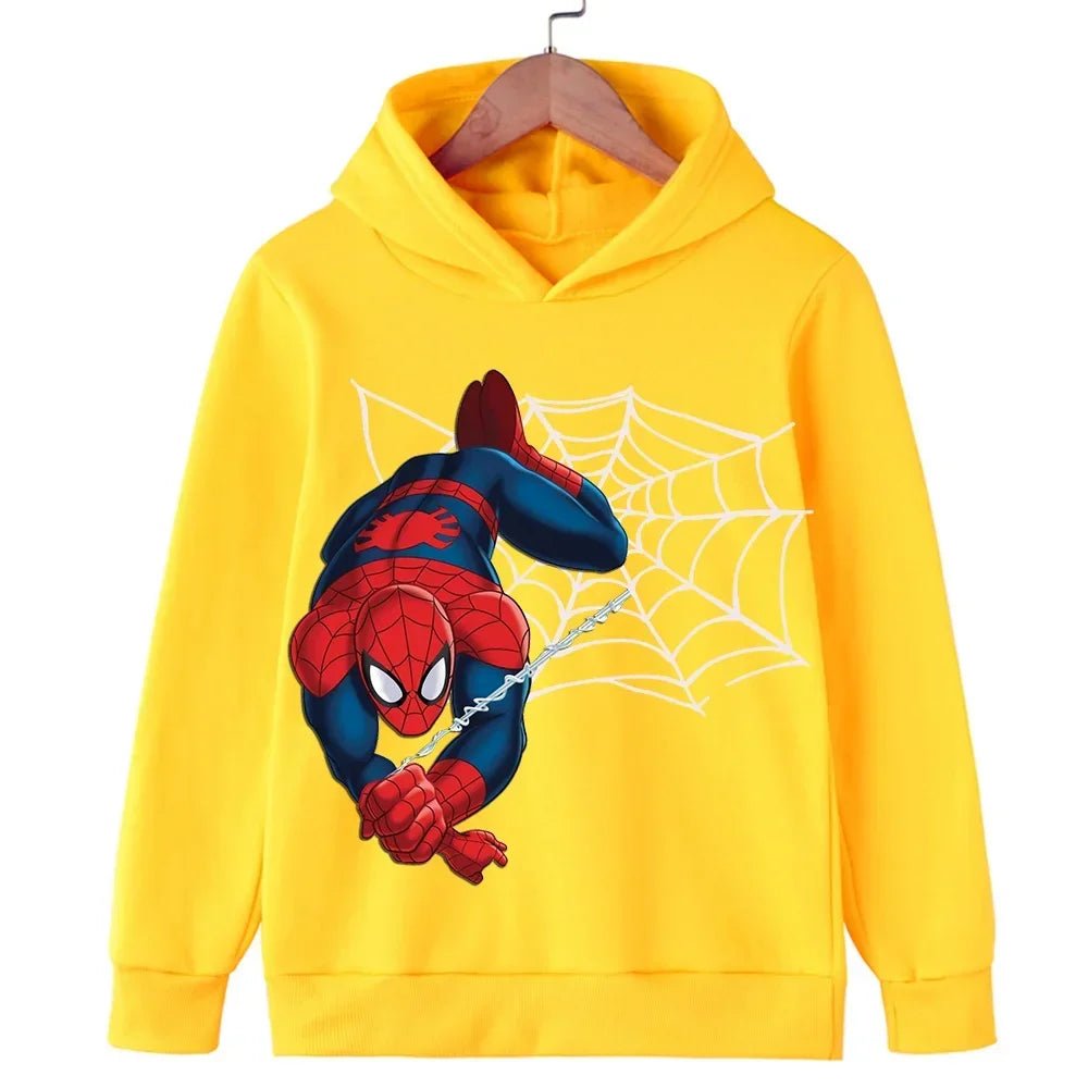 Deadpool & Wolverine New Children Hoodies Girl Boy Kids Fashion Pullover Autumn Winter Clothing Cartoons Casual Clothes Kid Tops