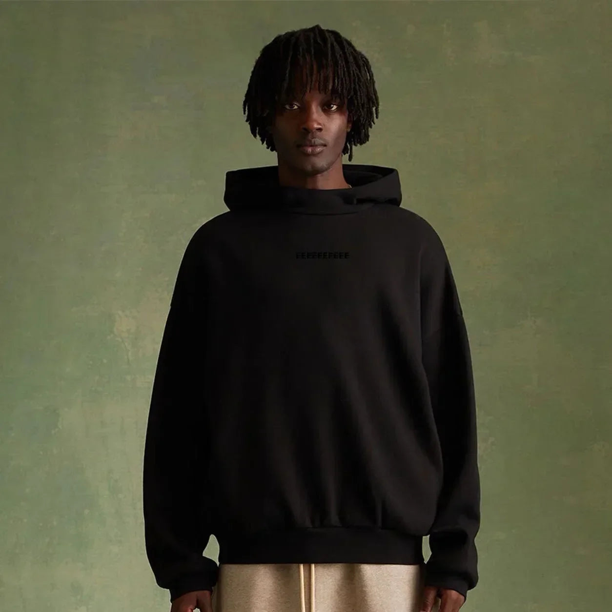 24ss Classic Brand Double Line Men's Hoodies Luxury Design Chest Silicone Small Letter Hoodie High Street Couple Large Coat Set