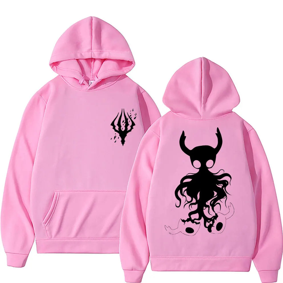 Hot Sale Game Hollow Void Hollow Knight Darkside Print Hoodie Man Manga Fashion Hooded Tracksuit Men Women Anime Casual Hoodies