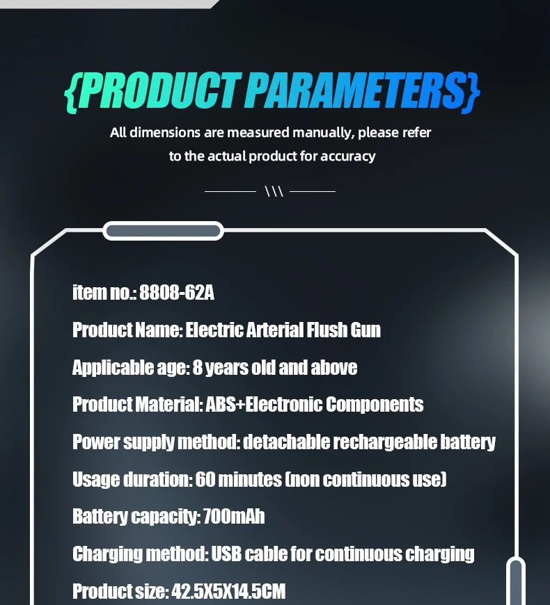 2025 New Automatic Water Absorbing Electric Water Gun Outdoor Beach Swimming Pool Entertainment Adults And Boy Kid Water Gun Toy