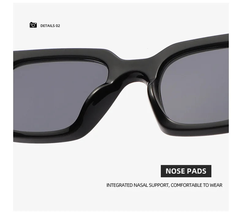 2024 New Sunglasses for Men Women Trendy Sun Glasses Goggle Man Brand Designer Square Glasses Shades Female Eyewear Oculos