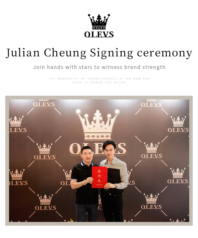 OLEVS 3668 Original Womens Quartz Watch Solid Stainless Steel Waterproof Calendar Ladies Watch Fashion Simple Elegant Wristwatch