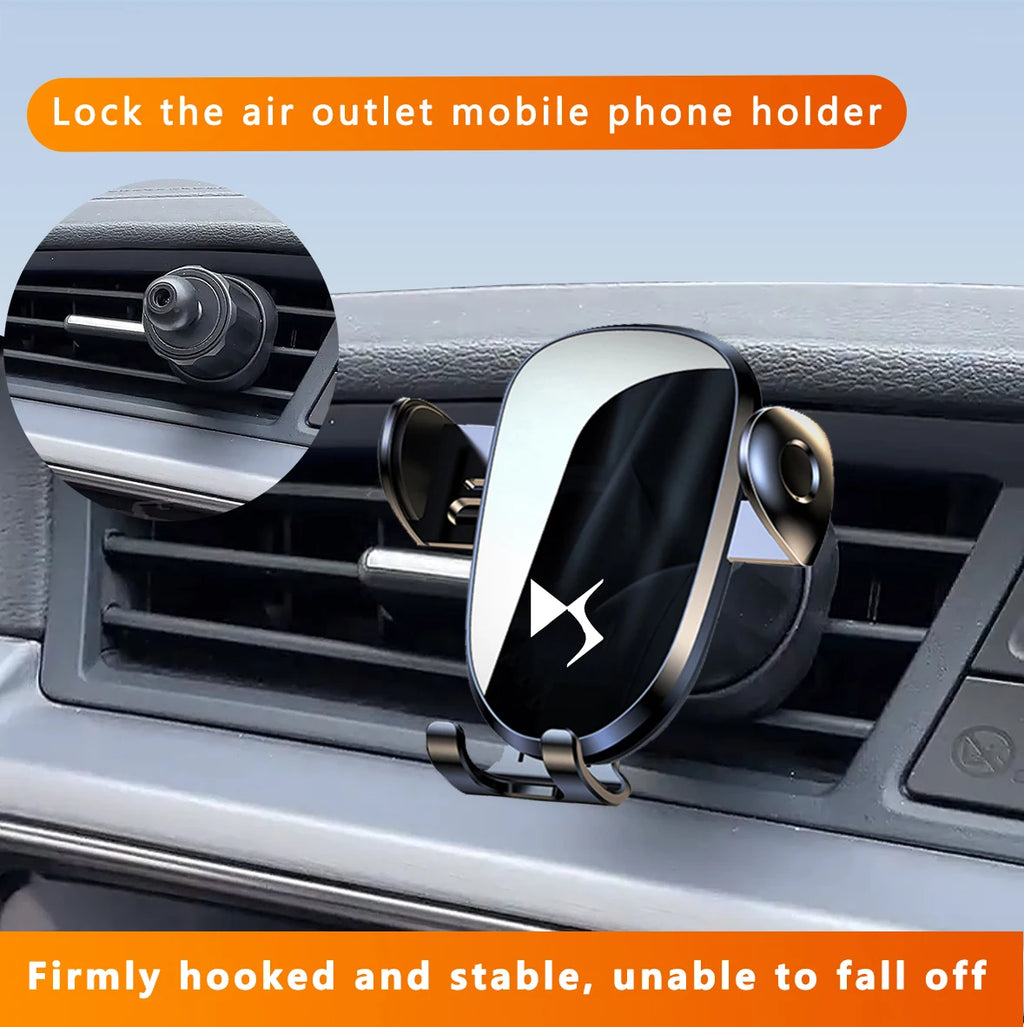 Car navigation phone holder for easy travel navigation, suitable for DS Automobiles DS3 DS4 DS9 DS5 car navigation holder