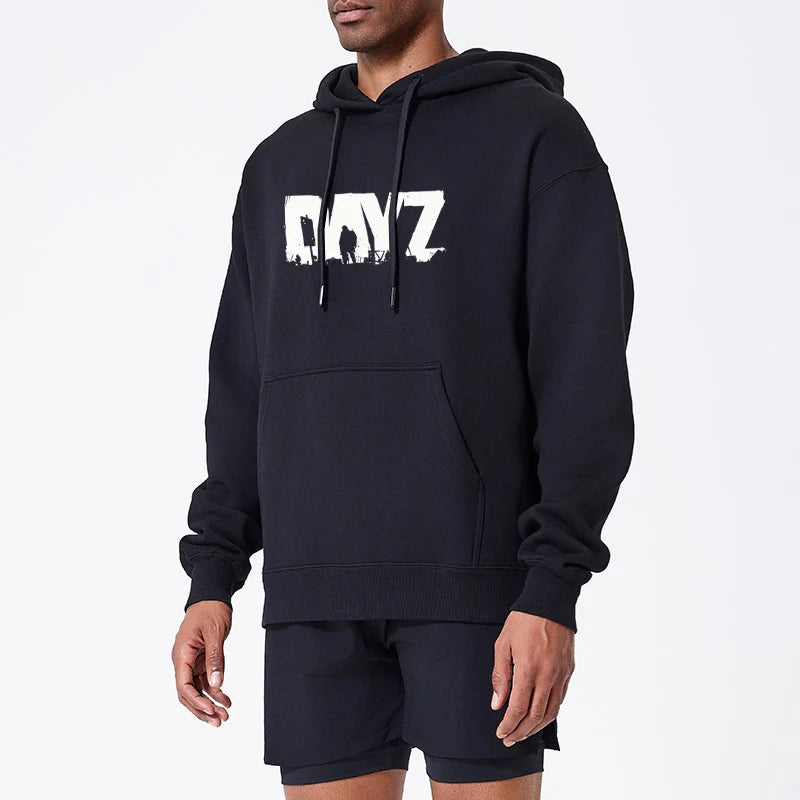 Fashion Dayz Graphical Printed Men Hoodies Spring Autumn Loose Tops Sweatshirts Male Hip Hop Streetwear Male Clothes