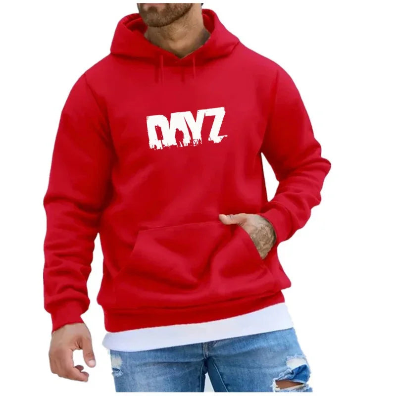 Fashion Dayz Graphical Printed Men Hoodies Spring Autumn Loose Tops Sweatshirts Male Hip Hop Streetwear Male Clothes