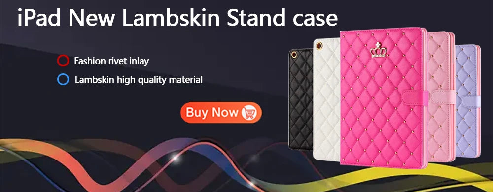 Case for IPad 2017 2018 9.7 IPad Air1 Air2 iPad 10.2 7th 8th 9th Gen Pu Leather Case Rotating Stand Smart Cover Auto Sleep Wake