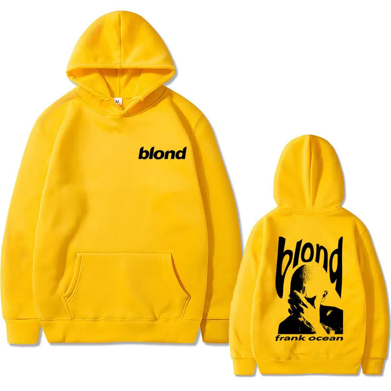 Frank Hip Hop Oversized Tshirt Ocean Vintage Hoodie Blond Fashion Popular Music Singer R&B Sweatshirt Men Women Casual Hoodies