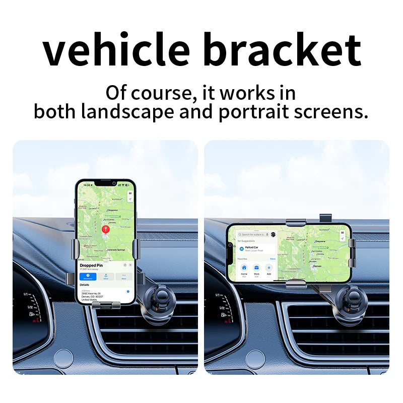 Car Phone Holder  Gravity Phone Mount Hook Cellphone Stand Suitable Audi Sline Quattro A3 A5 A6 A7 A8 Q3 Q5 Q6 Q7 Q8 TT S4 S6 C