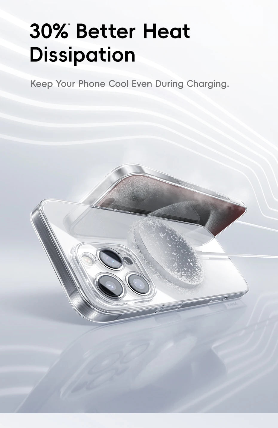 Baseus Magnetic Case for iPhone 16 15 14 Pro Max for MagSafe Wireless Charging PC Case for iPhone 13 12 11 Pro Max Funda Case