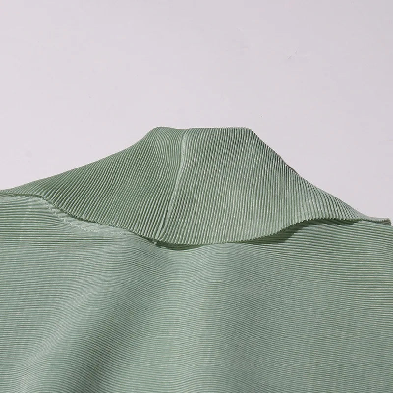 Fashion casual style 2 piece set outfits for women matching sets 2025 new cape shawl style lace up top+pleated skirt maxi dress