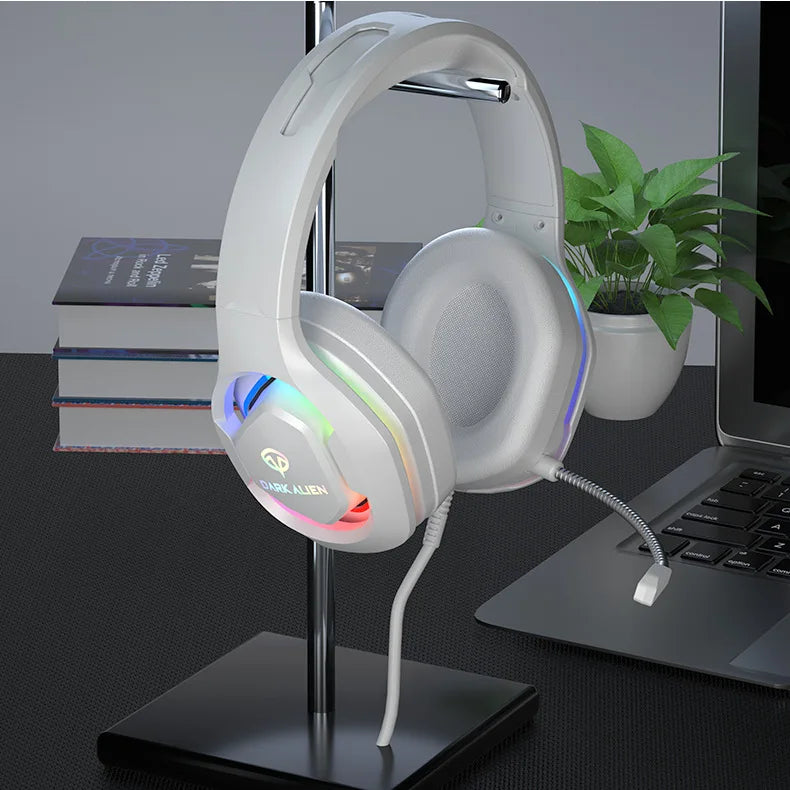 Gaming Headphones For PC/PS4/PS5 EKSA E1000 7.1 Surround RGB Gaming Headset Gamer USB Wired Headphones With Noise Cancelling Mic