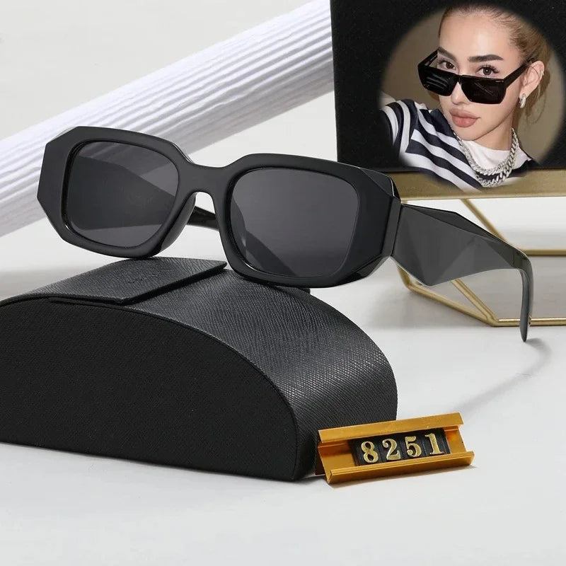 2024 New Sunglasses for Men Women Trendy Sun Glasses Goggle Man Brand Designer Square Glasses Shades Female Eyewear Oculos