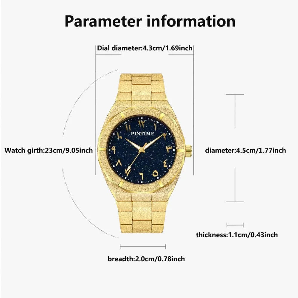 New Arabic Watches Men Top Brand Luxury Casaul Business Waterproof Quartz Wristwatches Male Clock Relogio Masculino Dropshipping