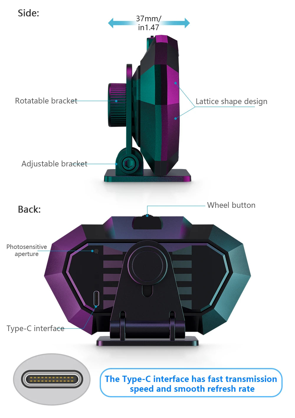 P24 OBD2+GPS HUD Car Head Up Display Multi-function Intelligent Car System Speed Meter Digital Screen Inclinometro 4x4 Off Road