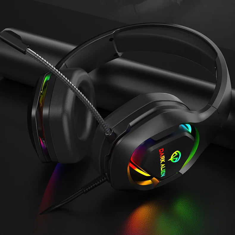 Gaming Headphones For PC/PS4/PS5 EKSA E1000 7.1 Surround RGB Gaming Headset Gamer USB Wired Headphones With Noise Cancelling Mic