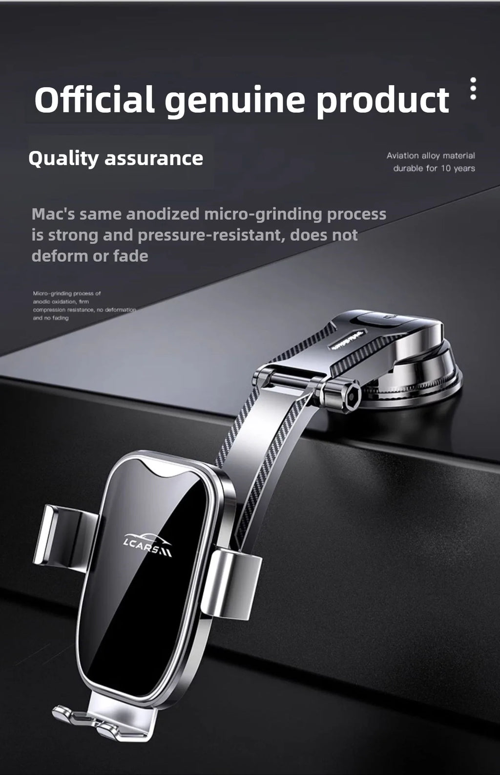 Car Phone Holder 360° Adjustable Car Phone Mount,Cell Phone Holders for Your Car for Dashboard Vent,All Smartphones & Car Models