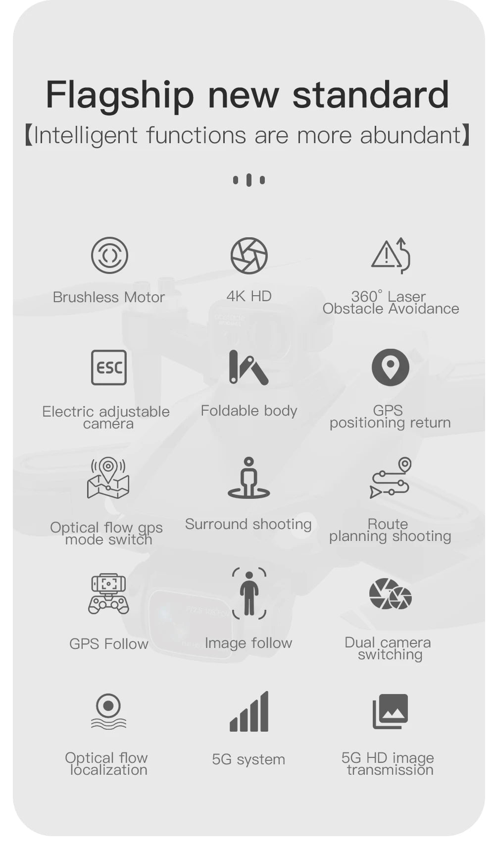 Drone professionnel L900 Pro SE MAX, GPS, 4K, WiFi 5G, caméra FPV, évitement d'obstacles à 360 °, moteur sans balais, quadriroto