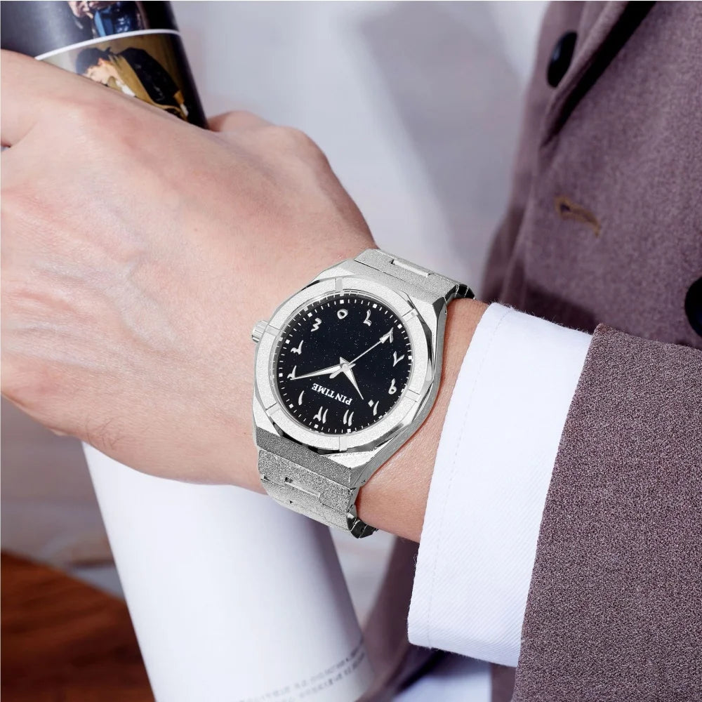 New Arabic Watches Men Top Brand Luxury Casaul Business Waterproof Quartz Wristwatches Male Clock Relogio Masculino Dropshipping