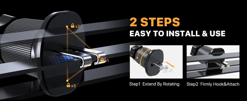 Car Phone Holder Phone Holders for Your Car with Metal Hook Clip Air Vent Cell Phone Stand Car Mount Universal