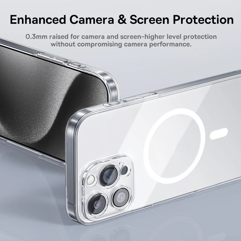 Baseus Magnetic Case for iPhone 16 15 14 Pro Max for MagSafe Wireless Charging PC Case for iPhone 13 12 11 Pro Max Funda Case