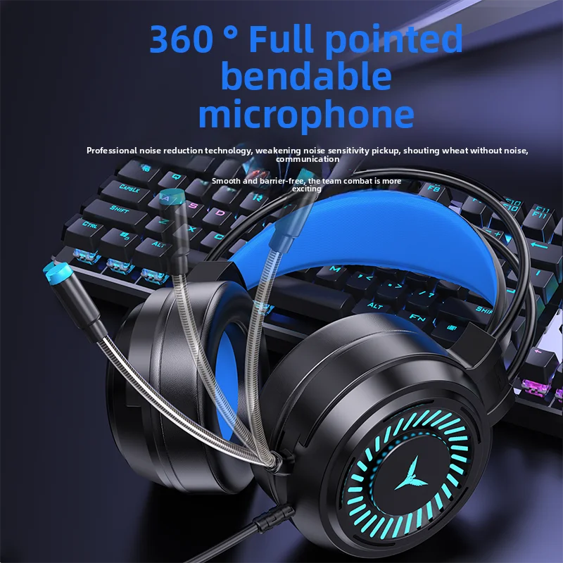 Hot Selling G58 Gaming Headphones Stereo Surround 7.1 Wired Headphones Microphones Esports Gaming Gear Over-ear headphones