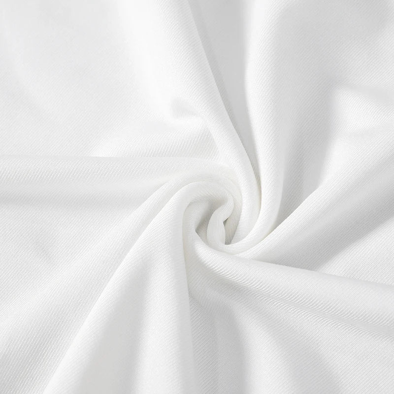 CUTENOVA Sexy Strapless Cut Out Bodycon Maxi Dress Women Off Shoulder Backless Solid White Sundress  Summer Beach Y2K Clothe