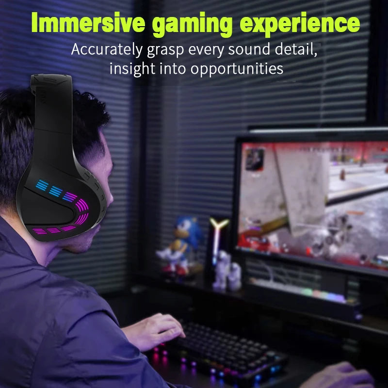 Headphones 3.5mm Wired Gaming Headset Earphones Music For PS4 Play Station 4 Game PC Chat computer With Microphone