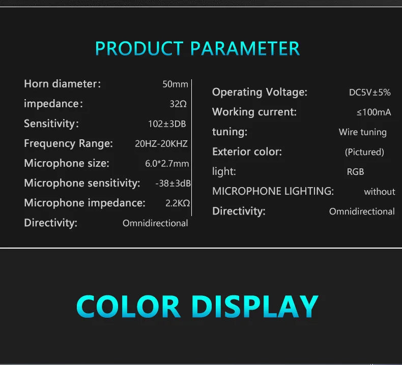 Gaming Headphones For PC/PS4/PS5 EKSA E1000 7.1 Surround RGB Gaming Headset Gamer USB Wired Headphones With Noise Cancelling Mic