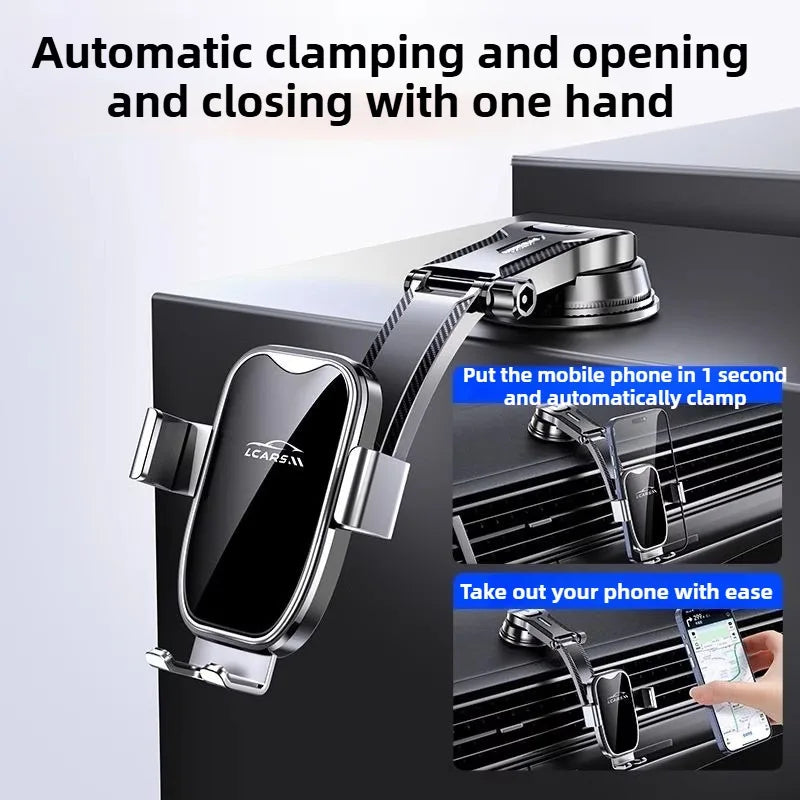 Car Phone Holder 360° Adjustable Car Phone Mount,Cell Phone Holders for Your Car for Dashboard Vent,All Smartphones & Car Models