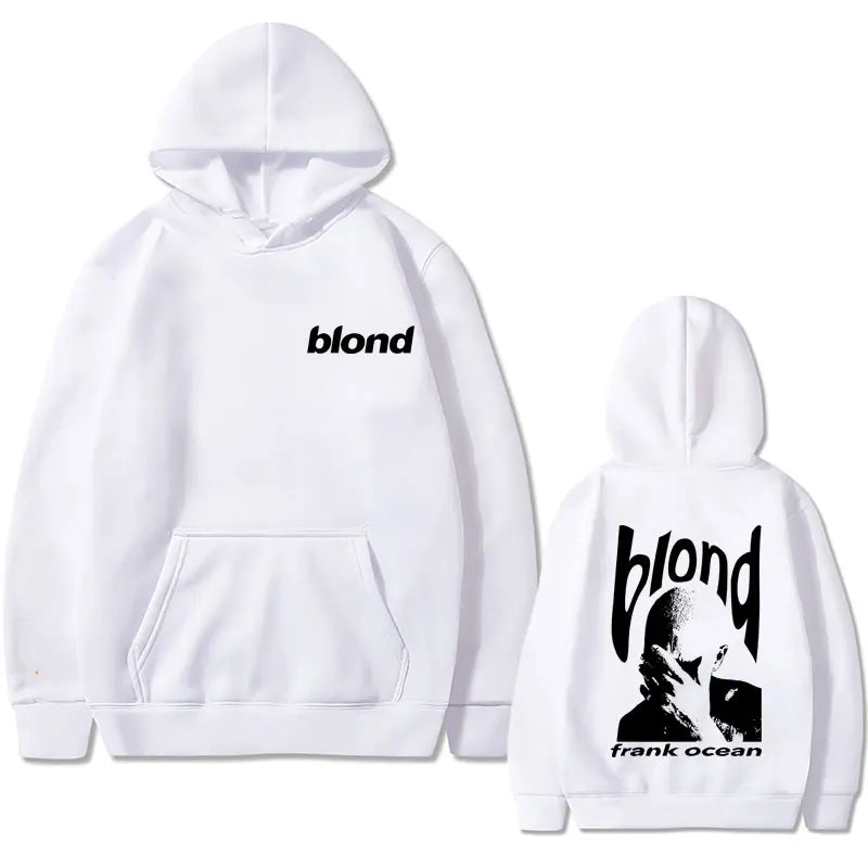 Frank Hip Hop Oversized Tshirt Ocean Vintage Hoodie Blond Fashion Popular Music Singer R&B Sweatshirt Men Women Casual Hoodies