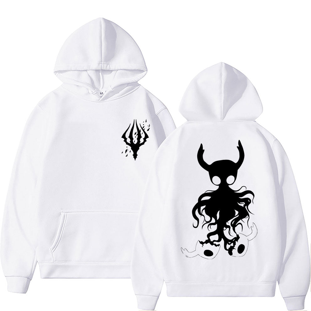 Hot Sale Game Hollow Void Hollow Knight Darkside Print Hoodie Man Manga Fashion Hooded Tracksuit Men Women Anime Casual Hoodies