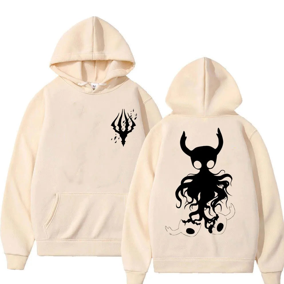 Hot Sale Game Hollow Void Hollow Knight Darkside Print Hoodie Man Manga Fashion Hooded Tracksuit Men Women Anime Casual Hoodies