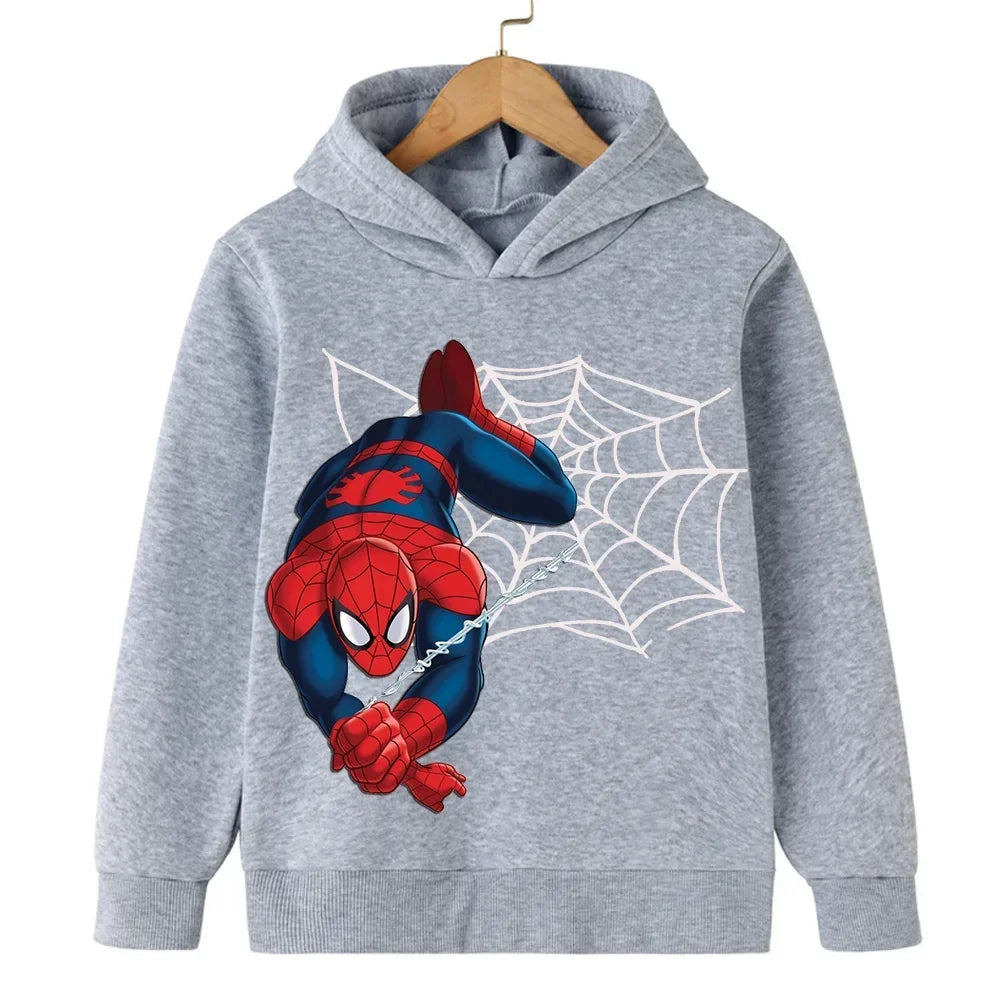 Deadpool & Wolverine New Children Hoodies Girl Boy Kids Fashion Pullover Autumn Winter Clothing Cartoons Casual Clothes Kid Tops