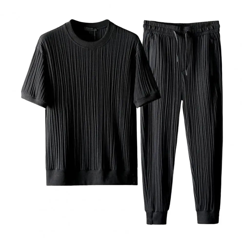 1 Set Stylish Men Outfit Thin Beach Outfit Pocket Washable Pleats Male Outfit  Stretchy